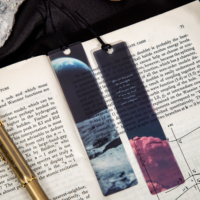 5 個スペースローミングマット PET ブックマーク Diy - Dried Flower Bookmark のレビューと価格