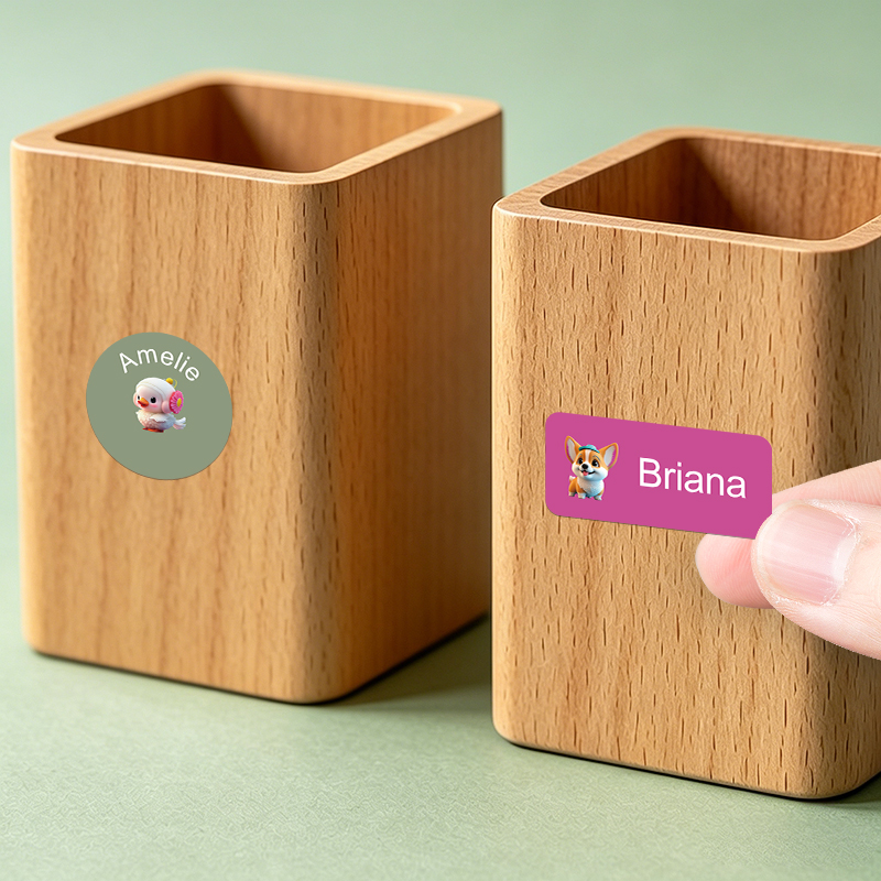 パーソナライズされた名前ラベル-収納ボックス用カスタムタグ、 - Personalized Name Box のレビューと価格
